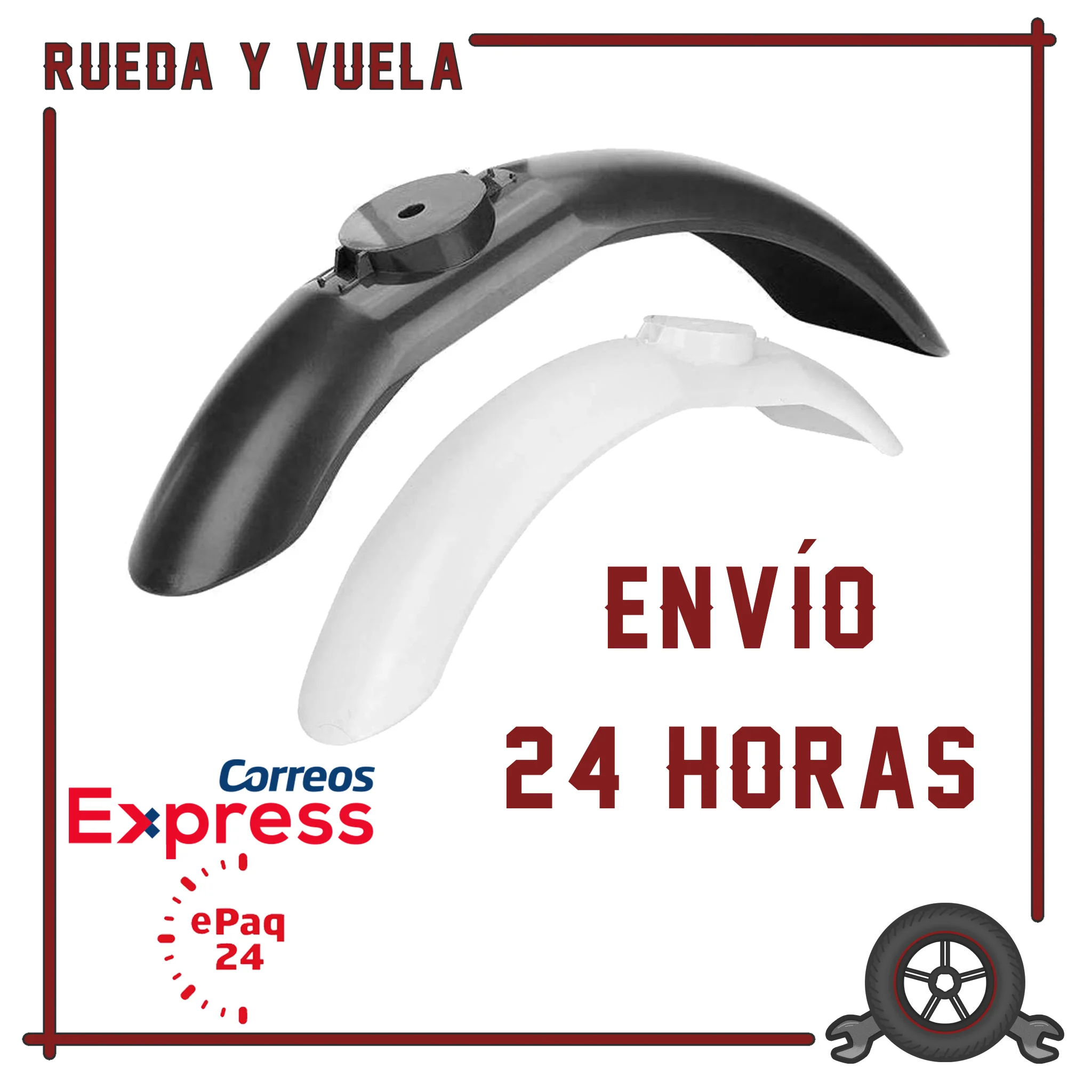 Parafango Anteriore Scooter Elettrico Xiaomi M365 Pro 2 Essential 1S Mi 3 Ruote Pneumatici Scooter Elettrico Scooter Elettrico Adulto Scooter Elettric