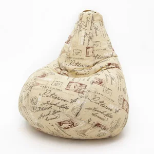 Armchair bag pear Oxford water repellent waterproof rainproof large soft frameless pouf ottoman for Home Cottage