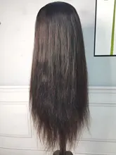 Hueso recto frente de encaje pelucas de cabello humano 8-30 pulgadas brasileño recto pelo humano del cierre del cordón pelucas para mujeres HD peluca Frontal de encaje