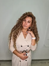 Ídolo de moda suelta el pelo de la onda profunda mechones extensiones de cabello Ombre mechones 28-32 pulgadas 120g Super largo pelo sintético del pelo rizado del pelo de la onda