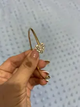 Pulsera ajustable con doble lazo de corazón para Mujer, brazalete con apertura de cristal, joyería, 7g, 2020