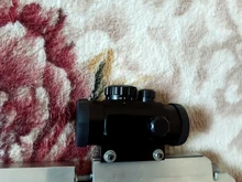 Mira telescópica para Rifle de caza táctica, visor óptico de 11mm y 20mm, punto rojo 1X40RD