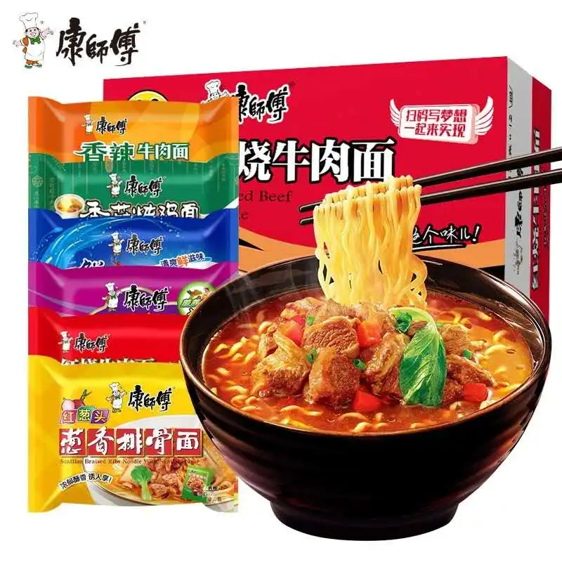 Chinese instant noodles Master Kang (Kang Shifu) 10 PCs. X 85g (China) ► Photo 2/6