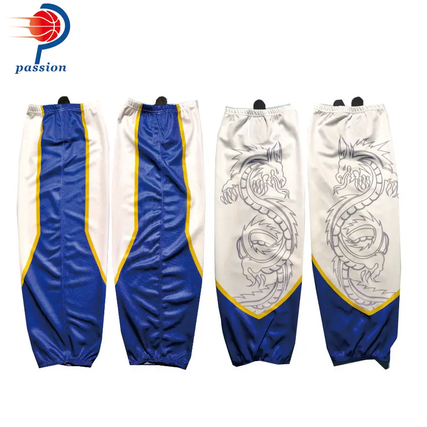 MOQ 10 pairs $18 Per Pair Custom Ice Hockey Socks Equipment Team Sport Support Your Logo |