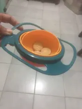 Hot Sale Design Universal Gyro Bowl Dishes Anti Spill Bowl Smooth 360 Degrees Rotation