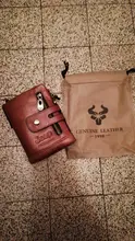 Billetera de cuero genuino para hombre, cartera con grabado gratis 100%, monedero pequeño, mini portatarjetas con cadena, portafolio de bolsillo para hombre