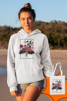 

Angemiel Wear What Are You Doing White Women 'S Hooded Sweatshirt Bags Kombin