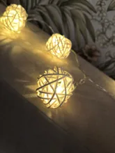 Garlands Lamp Light-String Battery-Powered Christmas-Decorations Home-Fairy-Lights Twinkle