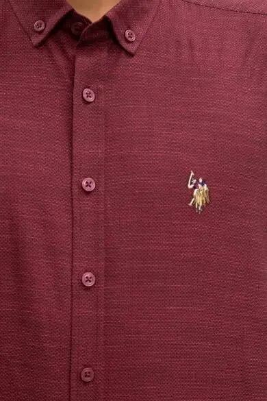 U.S. POLO ASSN. Мужской тканый гомлек - Цвет: Burgundy