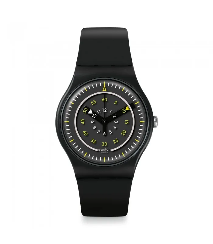 Часы swatch more BLACK новые Gent 41 мм трансформация SUOB157