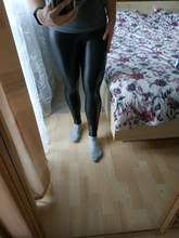 Pants Sexy Leggings Elastic-Trousers Shinny Black Autumn Female High-Waist Winter Womens