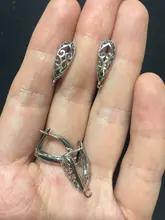 Pendientes de plata de ley 925 para mujer, joyería artesanal, ganchos de cierre, accesorios de fabricación hecha a mano, diseño de moda, venta al por mayor