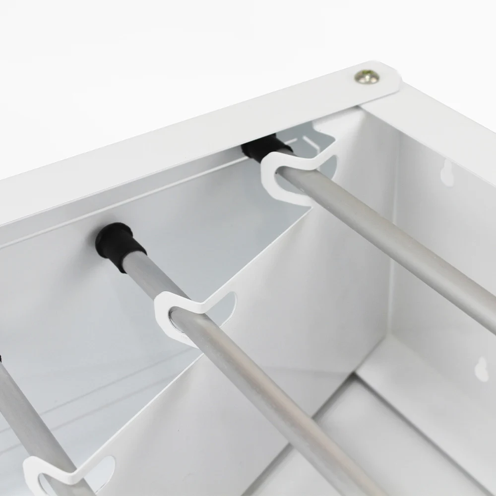 Folding Metal Hanging Hanger Wall Mount For Clothes Drying Rack Foldable And Retractable