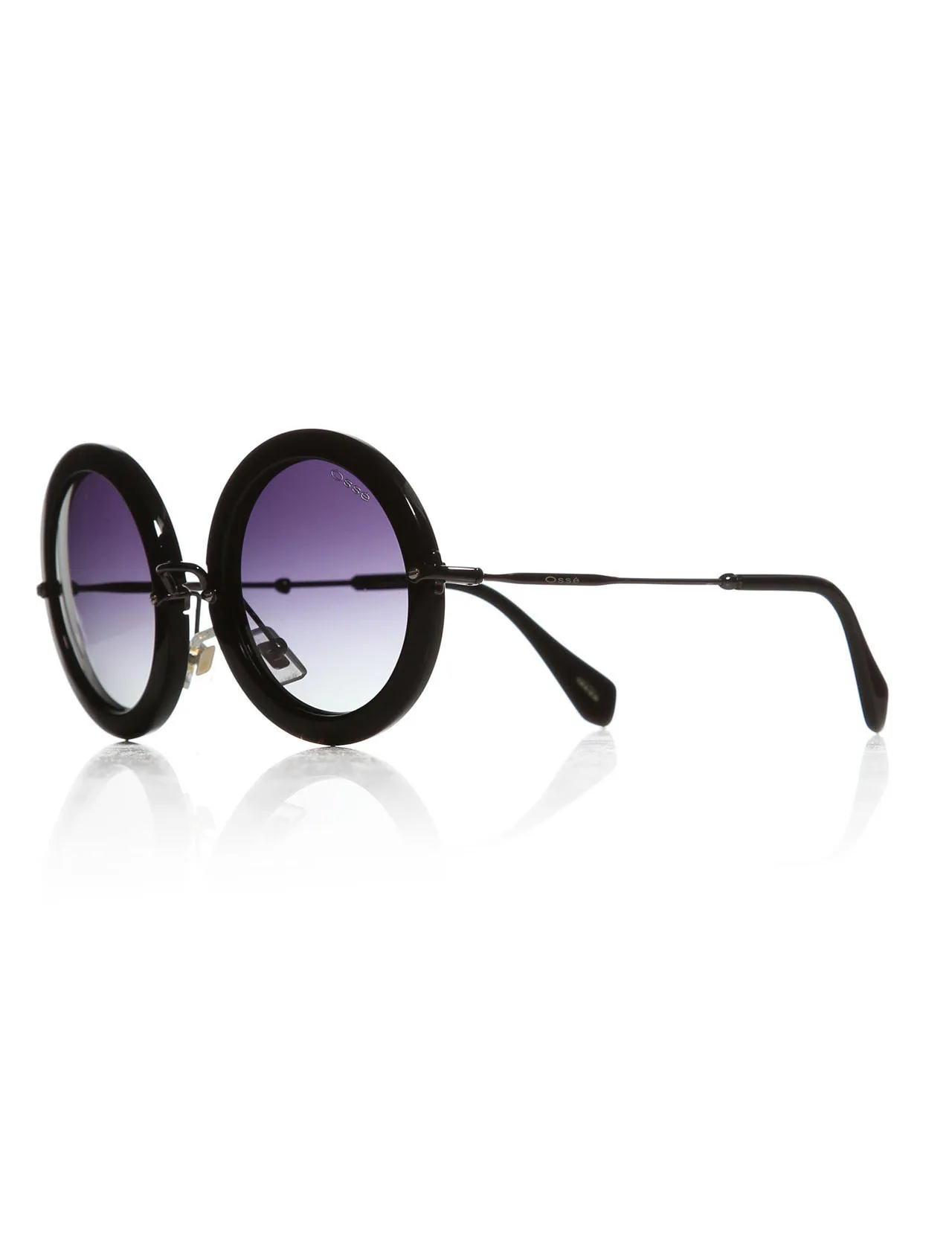 

Women's sunglasses os 1748 04 bone black organic round round 49-24-140 osse