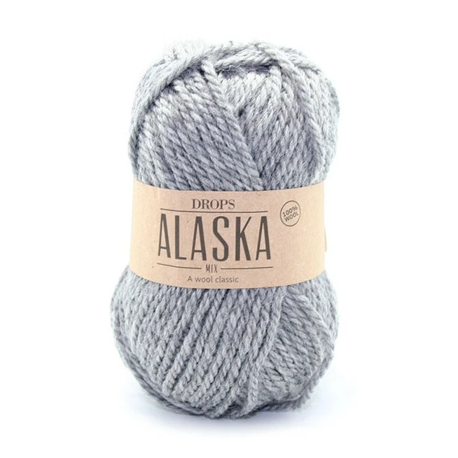 04m Grey/серый Пряжа DROPS «Alaska» - Цвет: 04m Grey/серый