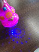 Luz LED intermitente con forma de antorcha para niños y bebés, juguete para regalo, juguetes luminosos creativos, puntas de pulgares brillantes