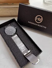 Hannah Martin-Reloj de cuarzo resistente al agua para Mujer, accesorio de marca de lujo, a la moda