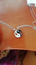 2 unids/set mejores amigos par collares Yin Yang encanto colgante, collar de la joyería para los amantes de las Hermanas de San Valentín regalo FSPXL316