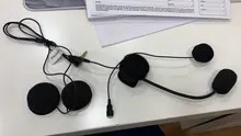 2 uds Lexin B4FM de 4-vias  Bluetooth intercomunicador para casco de motocicleta auriculares manos libres inalámbrico cascos intercomunicadores moto música con FM radio y DSP tecnologia de cancelación de ruido