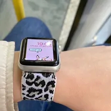 Correa elástica para Apple Watch 5 6 4, banda elástica de 38mm, 40mm, 42mm y 44mm, pulsera informal para iwatch series 6 5 4