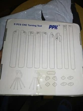 Lathe Turning-Tool-Holder Carbide-Inserts Boring-Bar 12mm Shank with for Operations 9set