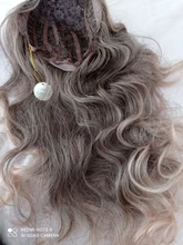 HENRY-Suarez largo ondulado marrón Rubio Ombre peluca Natural Sintético pelucas para mujeres medio fiesta Cosplay Peluca de pelo resistente al calor