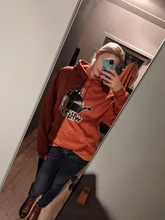 Sudadera con capucha para mujer, suéter pequeño negro con capucha de gato y cuchillo, de talla grande, sudadera estética para mujer, moda de invierno