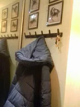 Coat-Rack Hook-Rail Towel Wall-Mounted Bathroom Robes Metal ROVOGO 6 with 3/4/5/6-hooks