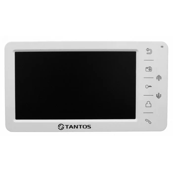 

Монитор видеодомофона Tantos Amelie SD. Экран: 7", CVBS, microSD, 2 панели/2 камеры; запись фото: да, встроенный блок питания