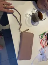 WEICHEN-cartera de mano larga para mujer, billetera de gran capacidad, monedero para teléfono, tarjetero