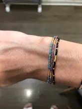 ZMZY-Mini cuentas de cristal para mujer, brazaletes con abalorios bohemios para mujer, Miyuki Delica, pulsera femenina, joyería de moda para amantes