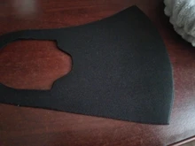 Mascarilla facial lavable y reutilizable Unisex, máscara protectora para la boca, color negro