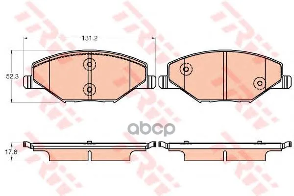Колодки Тормозные Vw Polo(Rus) 11-/Skoda Fabia 11- Передние Trw/Lucas Gdb2027 TRW/Lucas арт. GDB2027