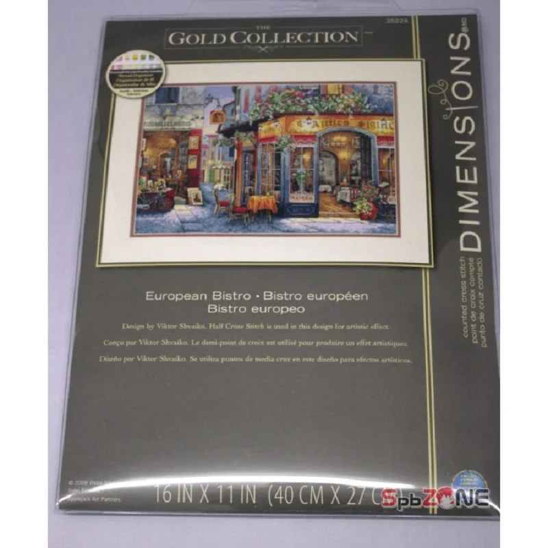 Набор для вышиванияDimensions European Bistro(Европейское бистро) 41x28 см 35224
