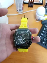 Reloj deportivo con esfera grande para hombre, cronógrafo de cuarzo, militar, dorado, de lujo, Hip-Hop