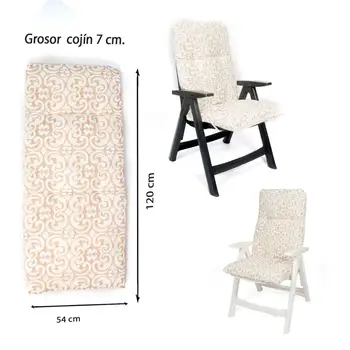 

PACK two PADS for armchair. Marble Beige.