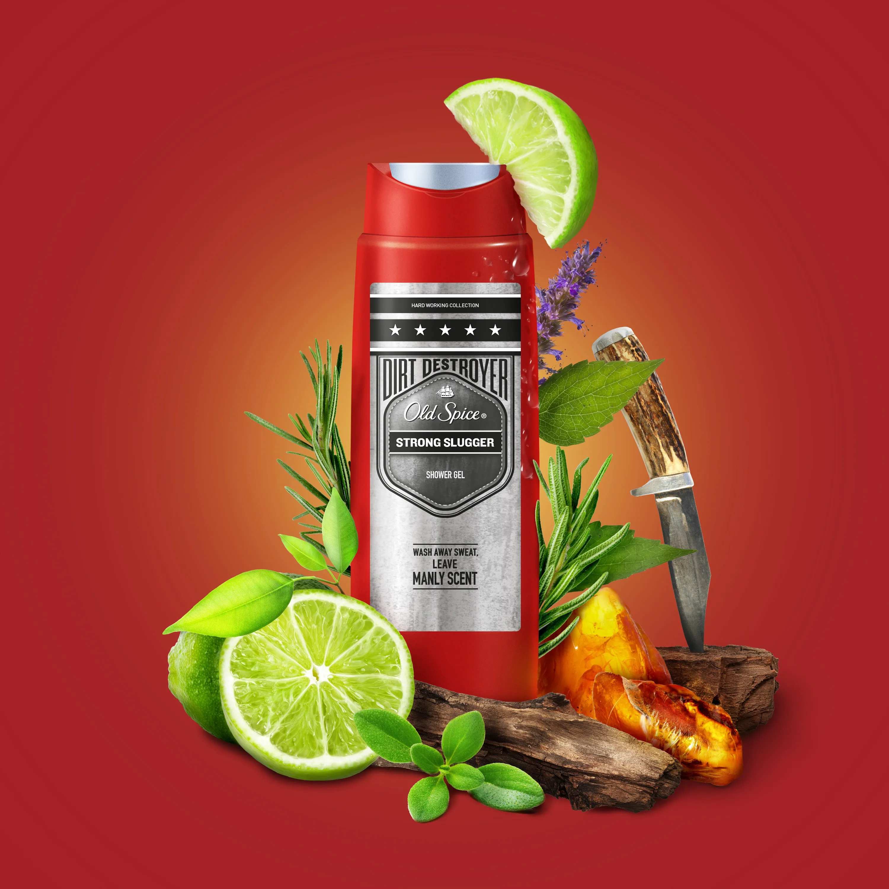 Гель для душа Old Spice Супермощный аромат Strong slugger 250 мл