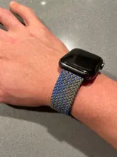 Correa de tela de nailon trenzada para Apple Watch, pulsera elástica de 44mm, 40mm, 38mm y 42mm para iWatch Series 6 SE 5 4 3, 2020