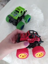 Camión verde de inercia para niños, SUV, vehículos de fricción, coche súper Blaze, juguete de regalo