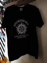 2020 nueva camiseta mujeres Supernatural Winchester Bros Hip Hop mujeres camisetas de 100% de algodón de talla grande de verano streetwear camisetas top