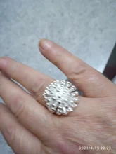 Coral-Ring Silver Jewelry Firework Wedding-Engagement DOTEFFIL 925-Sterling-Silver Woman