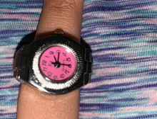 Reloj de anillo creativo para Mujer, de cuarzo, elástico, de acero y plata de lujo, Reloj de anillo de dedo