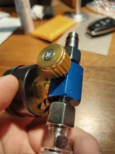 pistola de pintura, manómetro de regulador de aire + herramienta de filtro de trampa de agua en línea + adaptador JP/EU/US, herramientas neumáticas, accesorios para aerografo