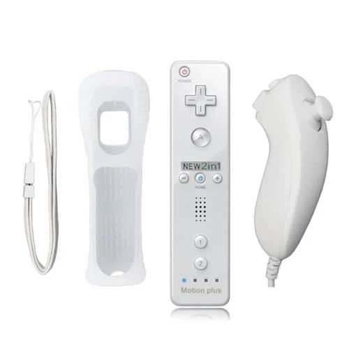 Mando Wii+Nunchuk para Nintendo Wii / Wii U, blanco (NUEVO, sin caja) -  AliExpress