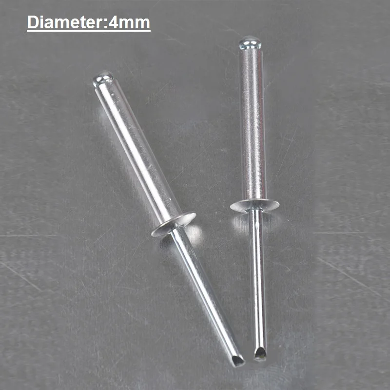 M4 * 10mm 5/32 100 шт. заклепками rivetti Alu стальная купольная головка blind rivetremache rebite Slepe kovice