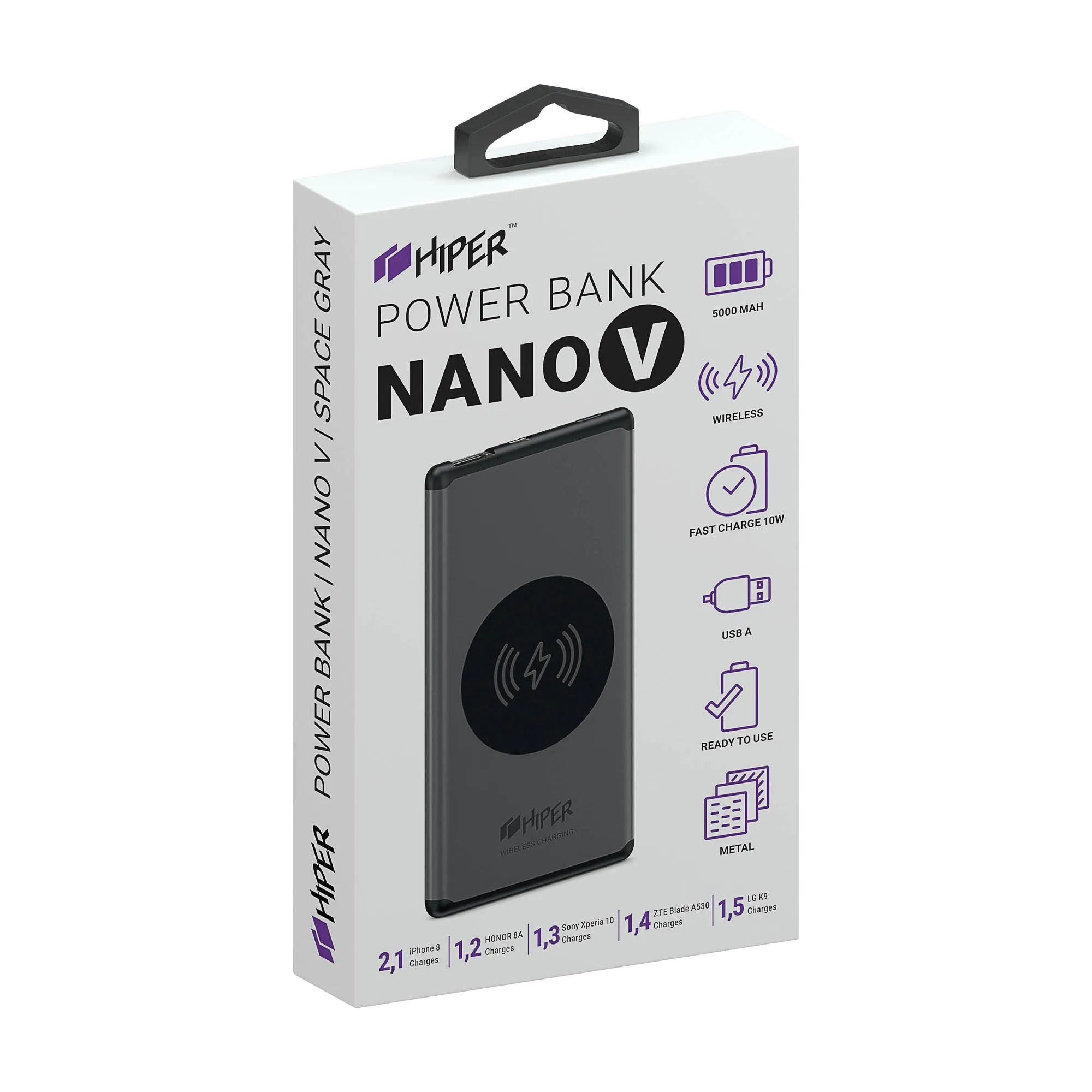 Зарядное устройство HIPER NANO V SPACE GRAY