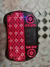 Mini Keyboard Touchpad PC Tv-Box Backlit Russian Li-Ion-Battery Changeable-Color Wireless