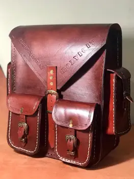 

Medieval Leather Backpack for Warrior pouch,Renaissance Bag Traditional Bag