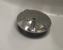 Drain Sink-Drain-Plugs Bathroom Basin Overflow Faucet-Accessories Stainless-Steel Matt