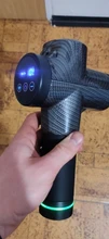 Pistola de masaje de alta frecuencia para relajación muscular, masajeador eléctrico con bolsa portátil, pistola de terapia para fitness